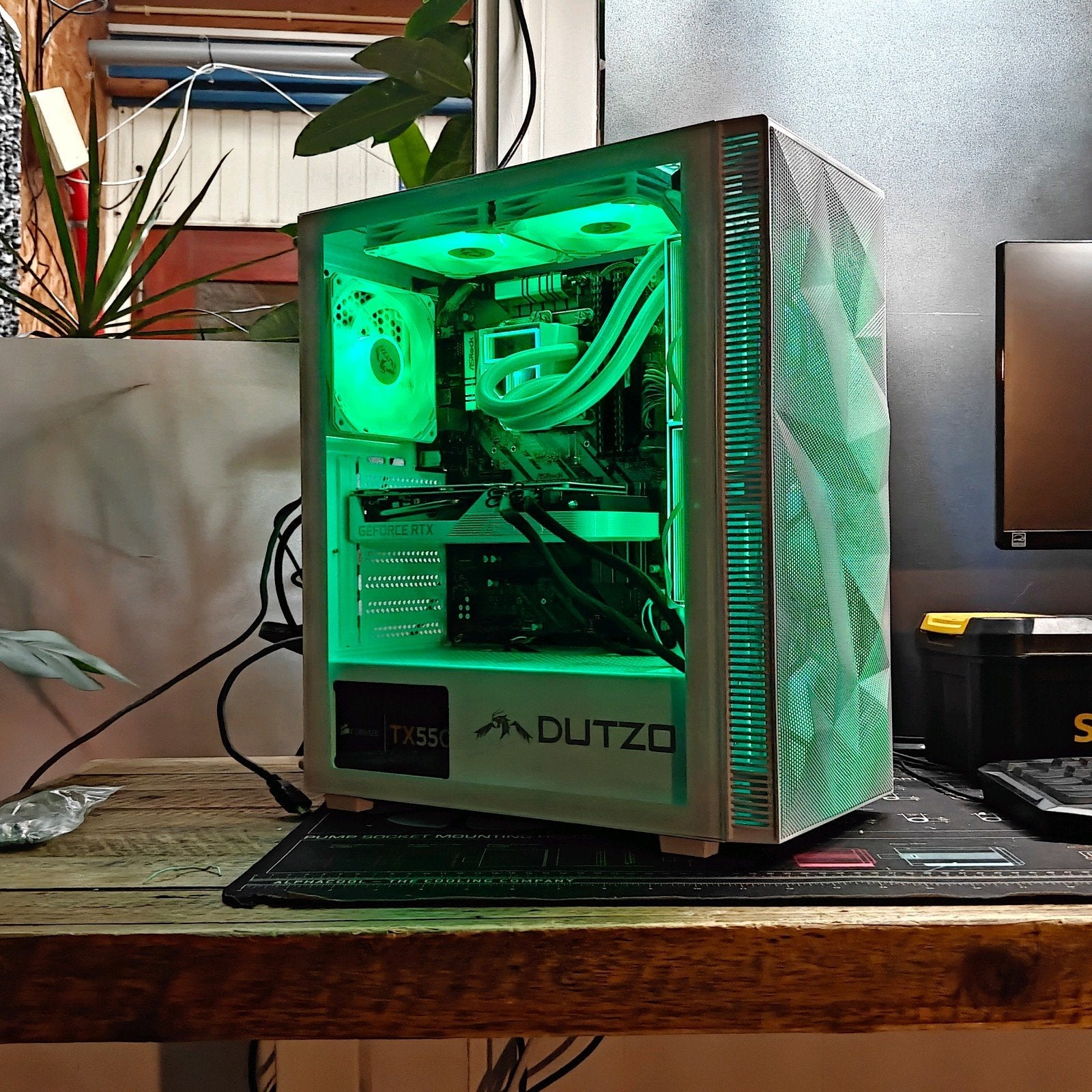 RTX 3060 Ti Witte Game PC | i7 10700F | 32GB | 1TB RGB, 32 GB, Custom Build, Ophalen of Verzenden, Zo goed als nieuw