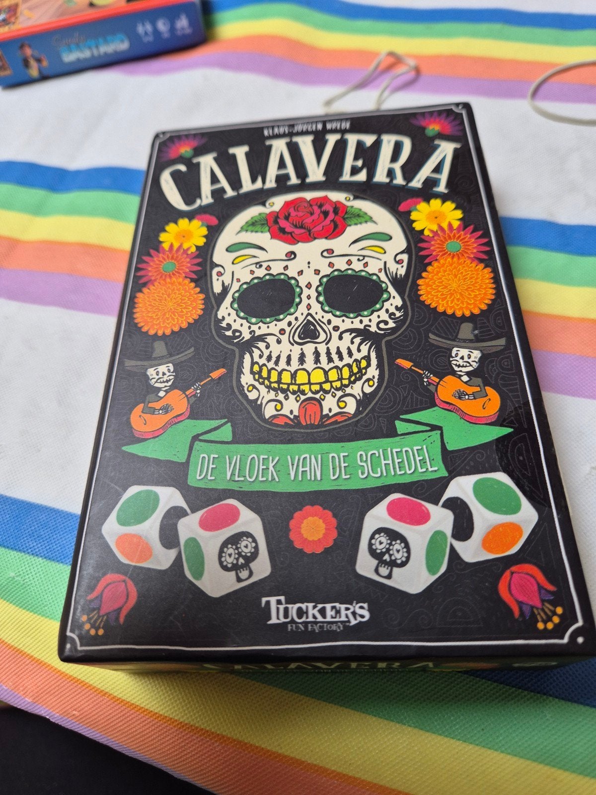 Calavera: De Vloek van de Schedel Dobbelspel, Een of twee spelers, Ophalen of Verzenden, Zo goed als nieuw, Tucker's Fun Factory
