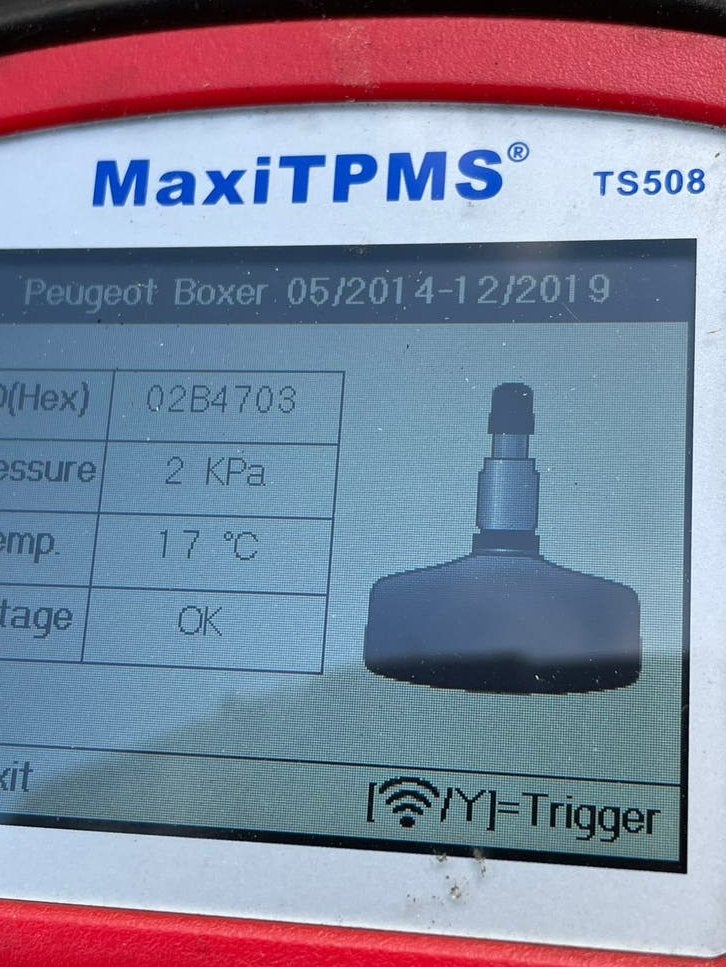 TPMS Bandensensoren voor Peugeot Boxer (2014-2019), Ophalen of Verzenden, Gebruikt