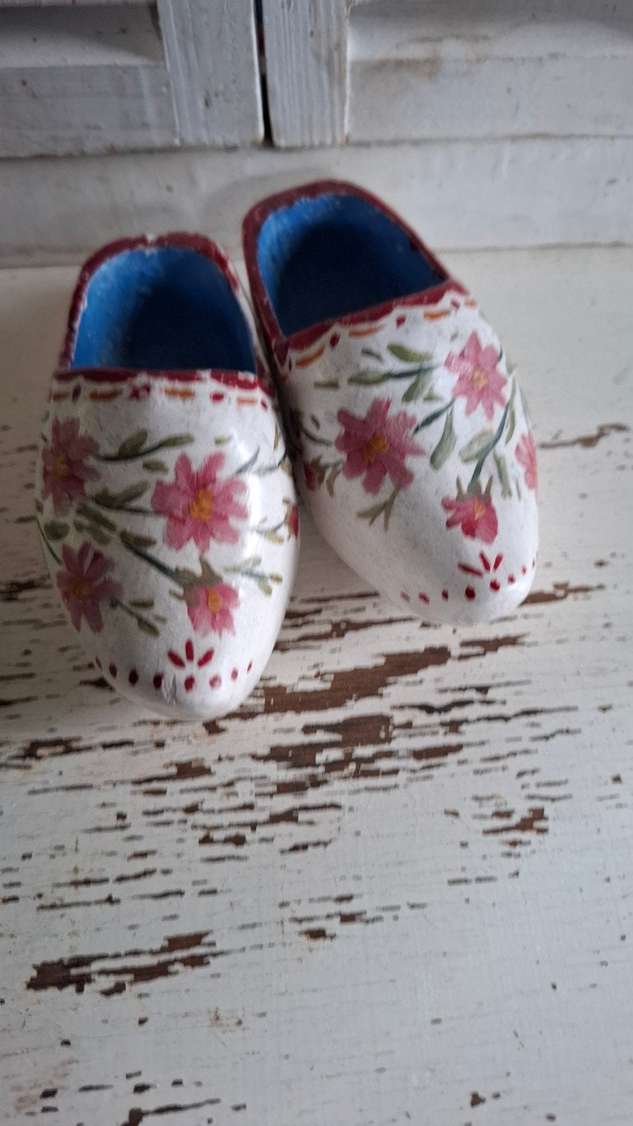 Handgemaakte folklore klompjes, 10 cm, Ophalen of Verzenden