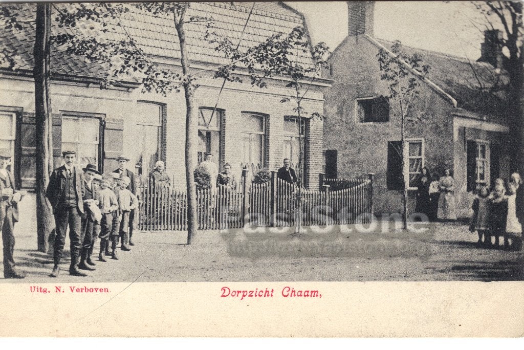 Chaam, Verzenden, 1920 tot 1940, Gelopen, Noord-Brabant