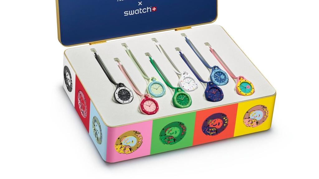 Swatch x Royal Pop horloges, Ophalen, Overige materialen, Zakhorloge, Nieuw