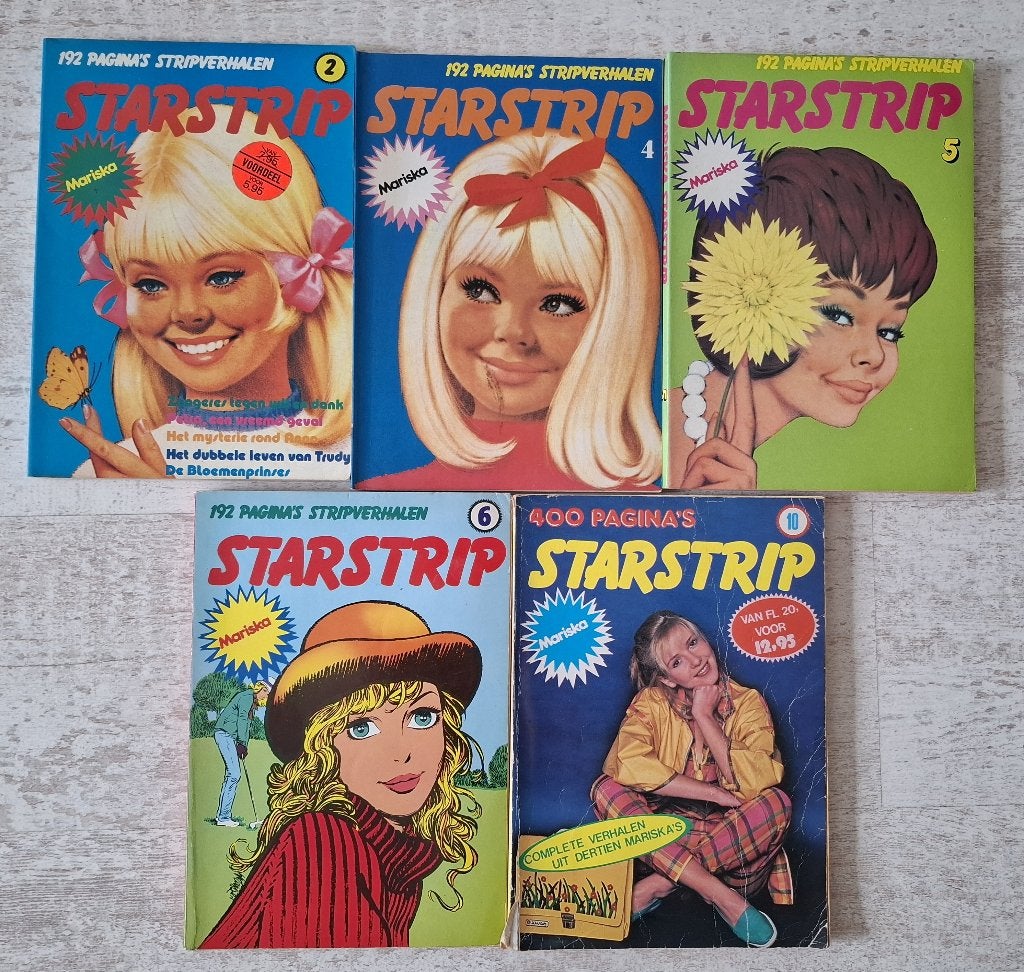 5x Mariska Startstrip, Boeken, Meerdere stripboeken, Ophalen of Verzenden, Gelezen