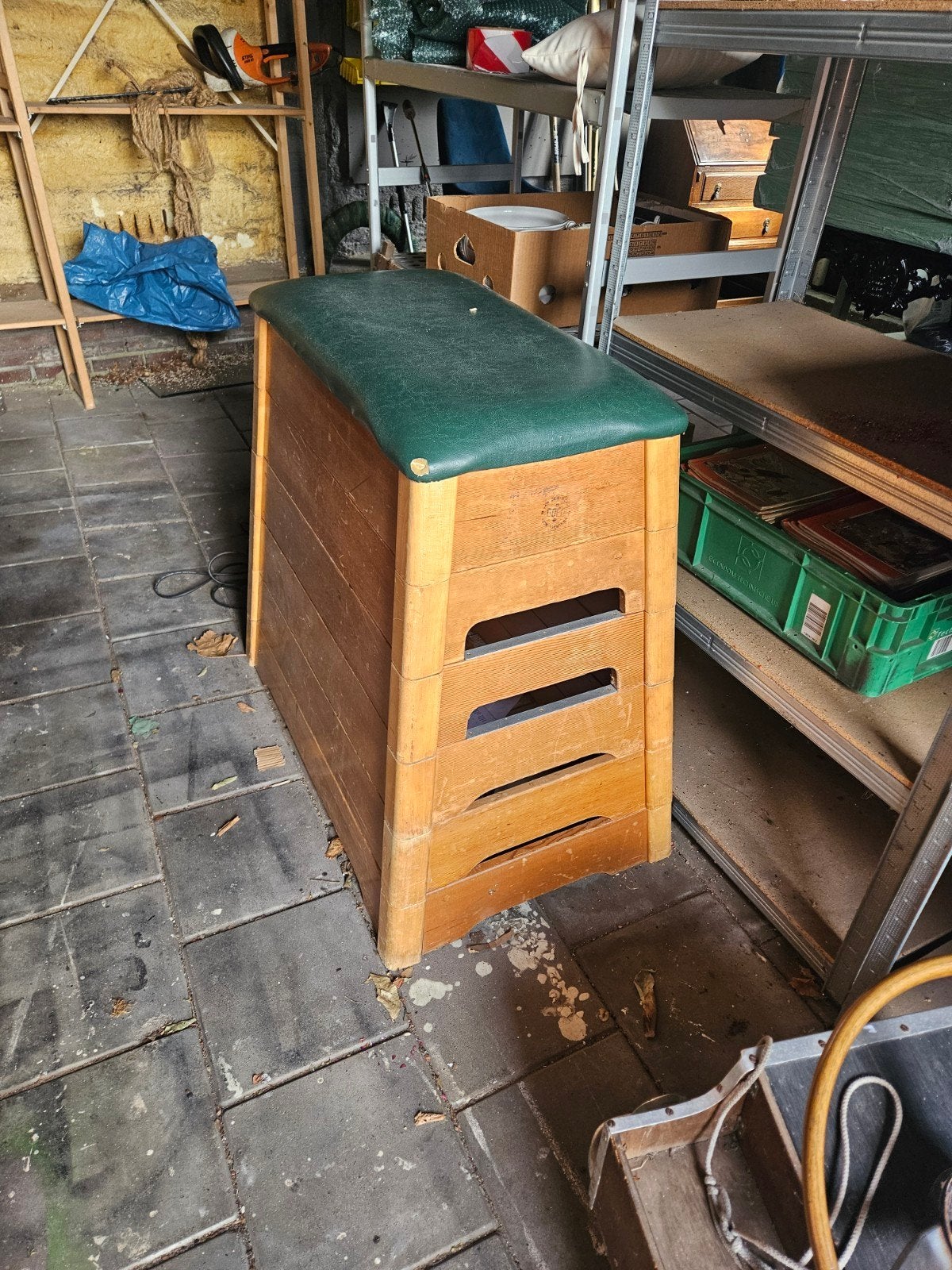 Vintage Turnkast / Gymtoestel, Sport en Fitness, Ophalen of Verzenden