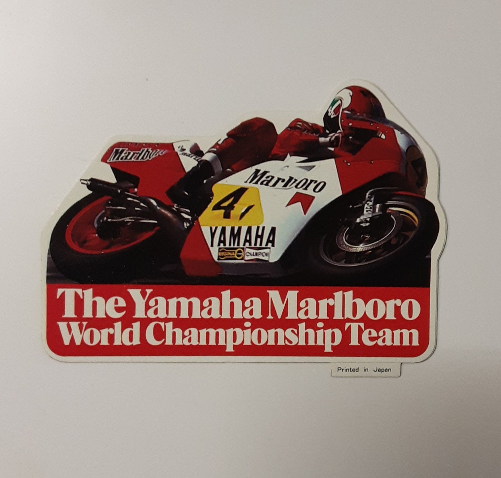 Vintage Yamaha Marlboro Kenny Roberts Sticker Nieuwstaat, Ophalen of Verzenden, Zo goed als nieuw, Motoren