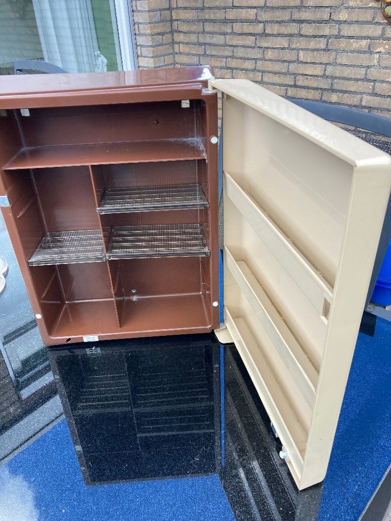Vintage bruin medicijnkastje, Ophalen of Verzenden, Huis en Inrichting