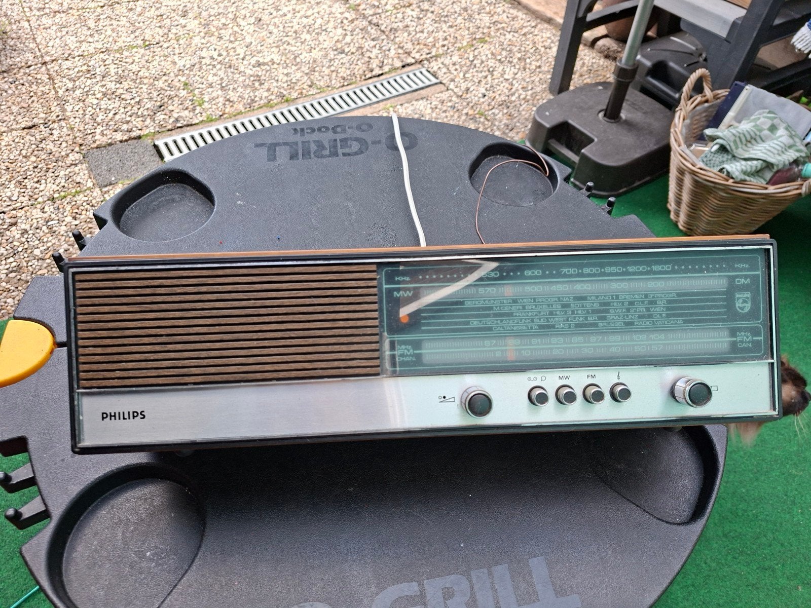 Vintage Philips Radio 19 RB 344 - Klassieke Ontvanger, Ophalen of Verzenden, Gebruikt, Radio