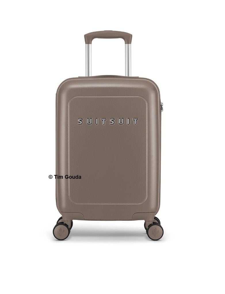 ✅ SUITSUIT Natura Plaza Taupe koffer 55 cm - NIEUW, Wieltjes, 50 tot 60 cm, Hard kunststof, Nieuw