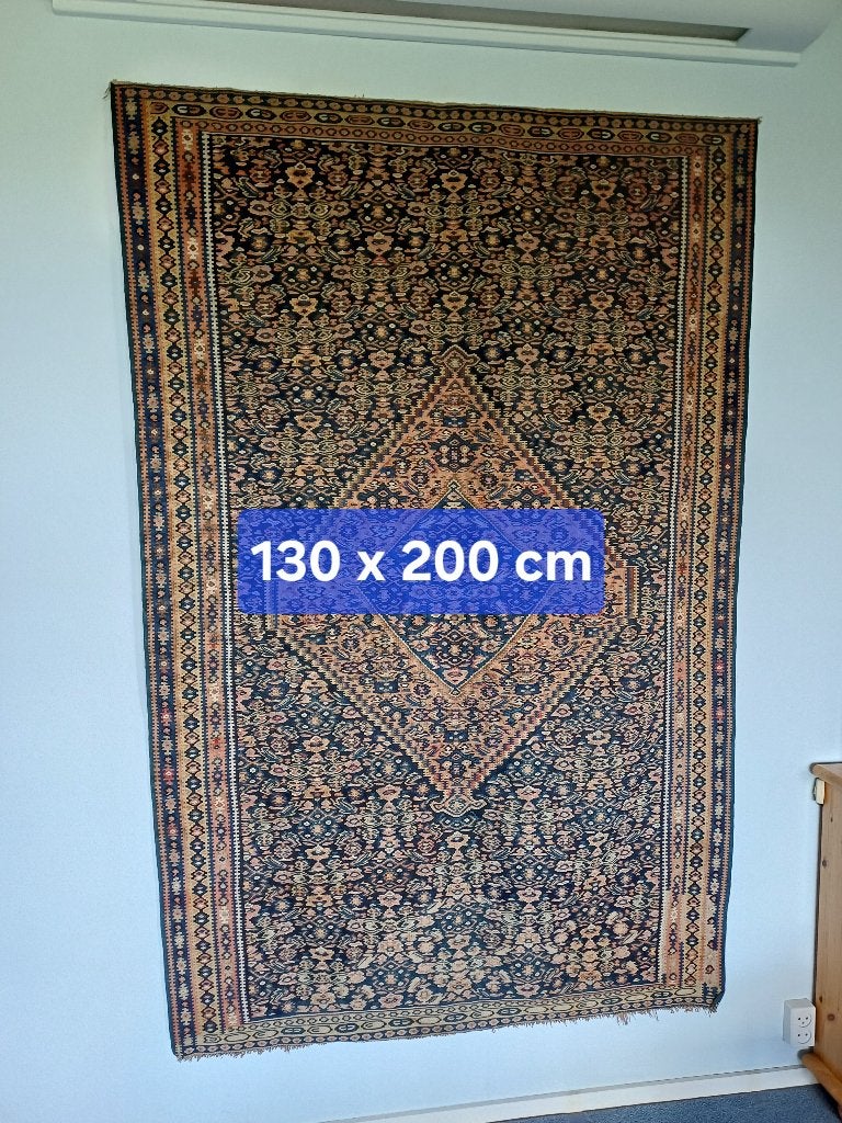 Handgeknoopt Perzisch vloerkleed, Ophalen, Geel, 200 cm of meer, 50 tot 100 cm