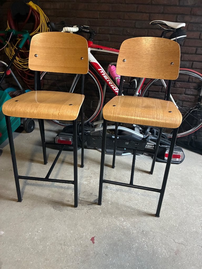 Houten barkrukken
