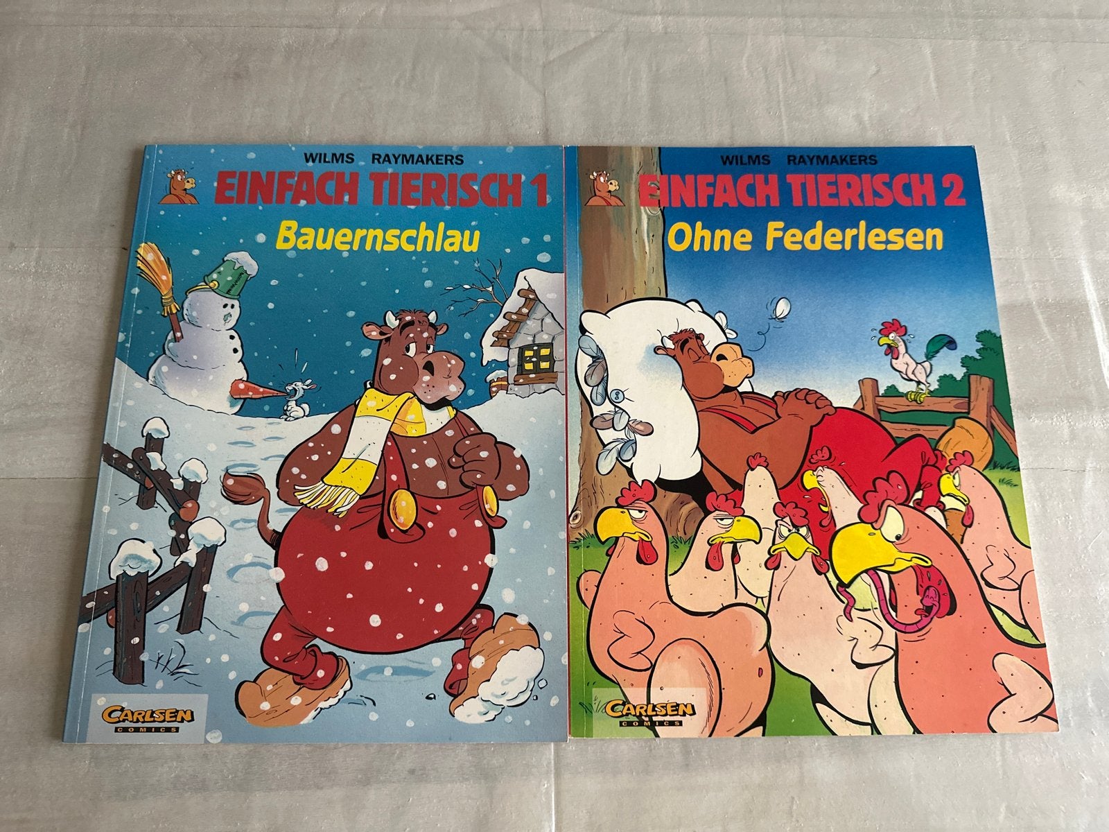 Boes. (Einfach Tierisch 1 & 2 - Wilms Raymakers Comics, Meerdere stripboeken, Ophalen of Verzenden, Zo goed als nieuw