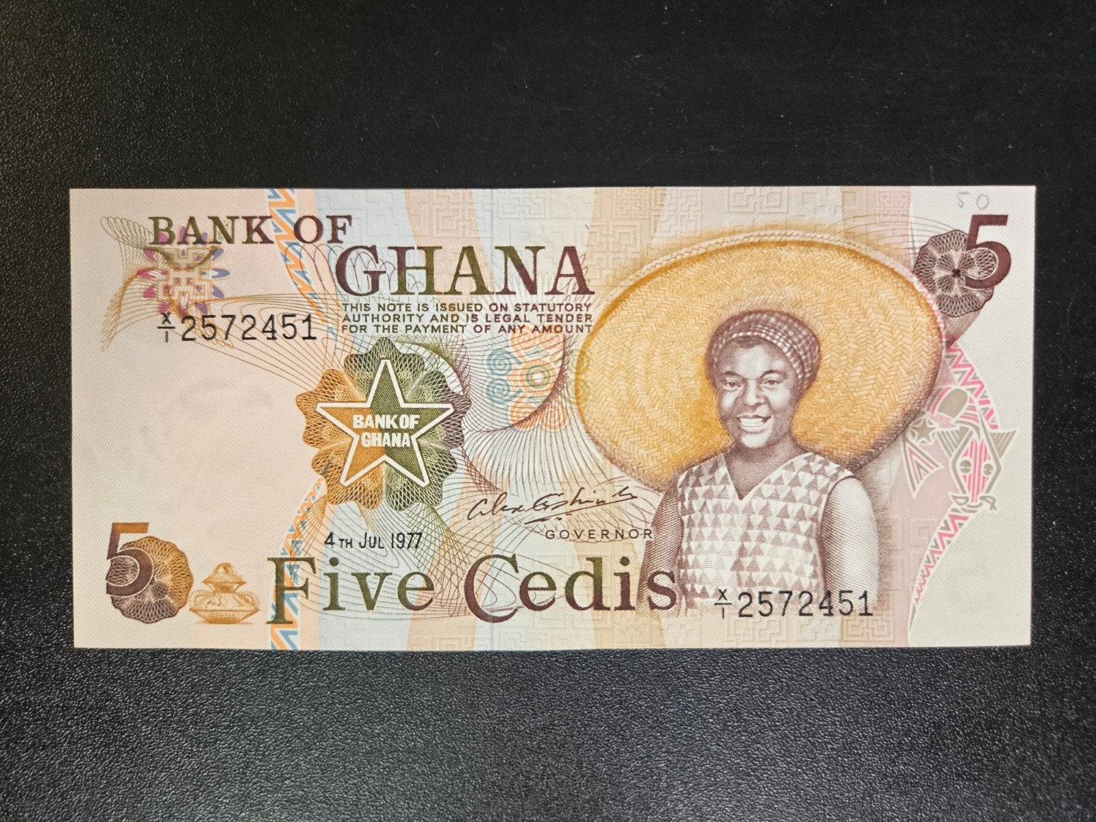 Ghana pick 15b 1977 UNC, Postzegels en Munten, Bankbiljetten | Afrika, Ophalen of Verzenden, Overige landen, Los biljet