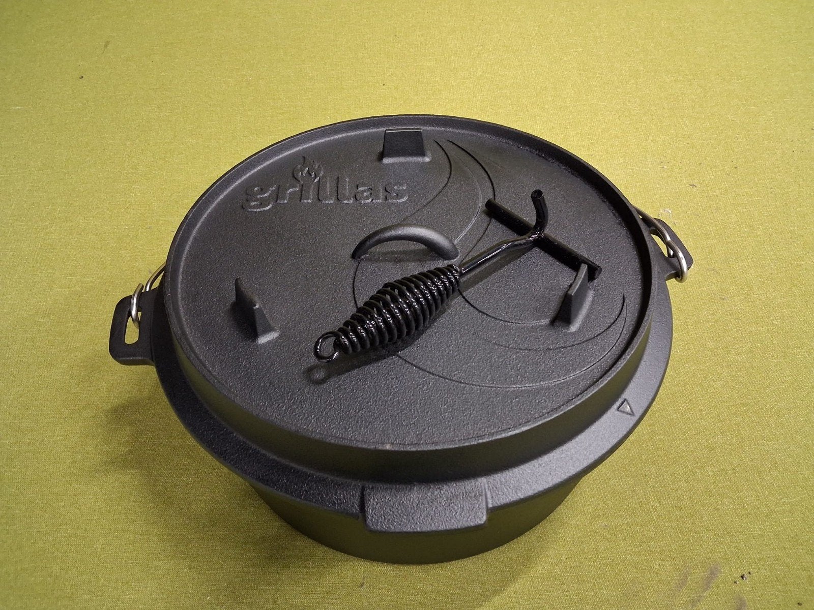 Gietijzeren Dutch Oven - Grillas - Nieuw in doos, Gietijzer, Nieuw, Ophalen of Verzenden, Kookpan