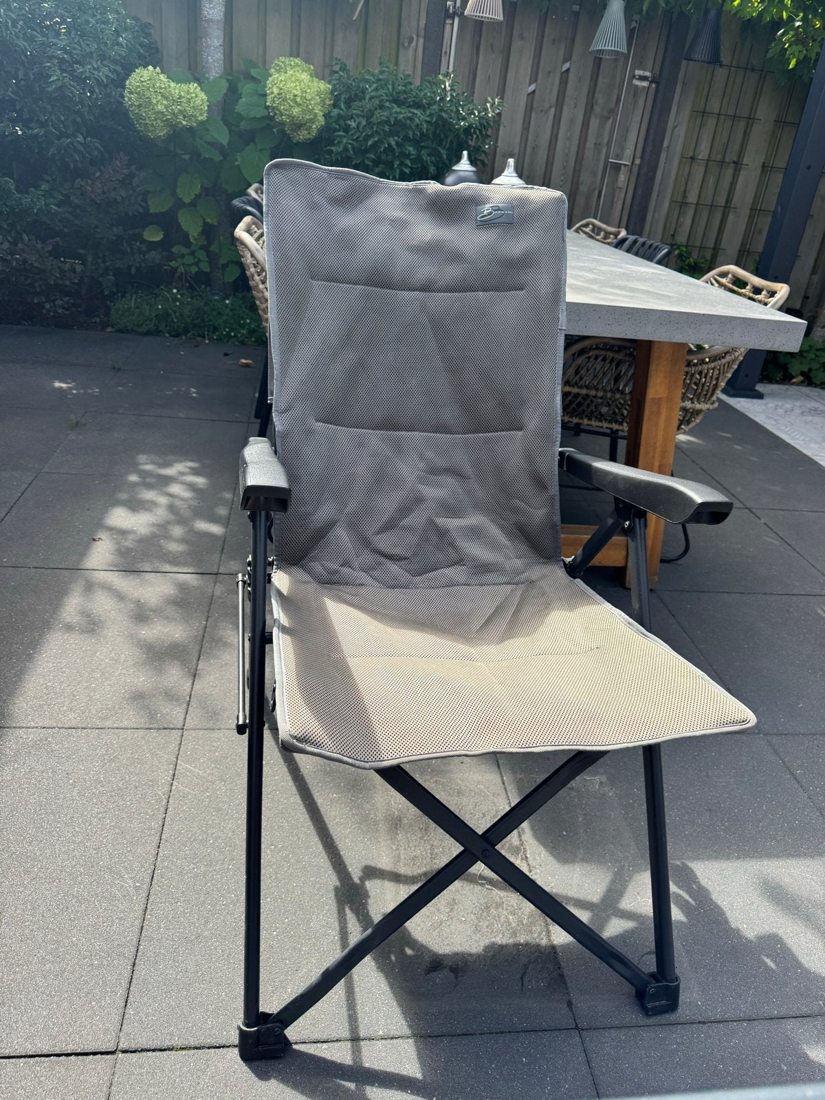 4 kampeerstoelen, Caravans en Kamperen, Ophalen, Gebruikt, Campingstoel