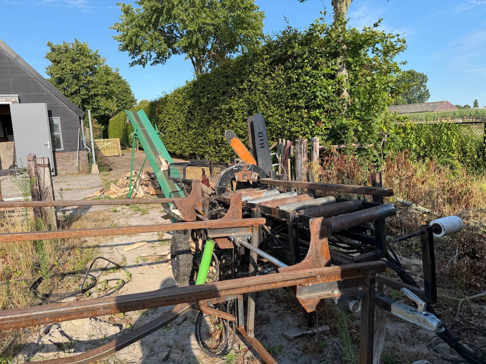 Kelfri Zaag Kloofmachine - Geüpgraded met 20 ton perskracht, Ophalen
