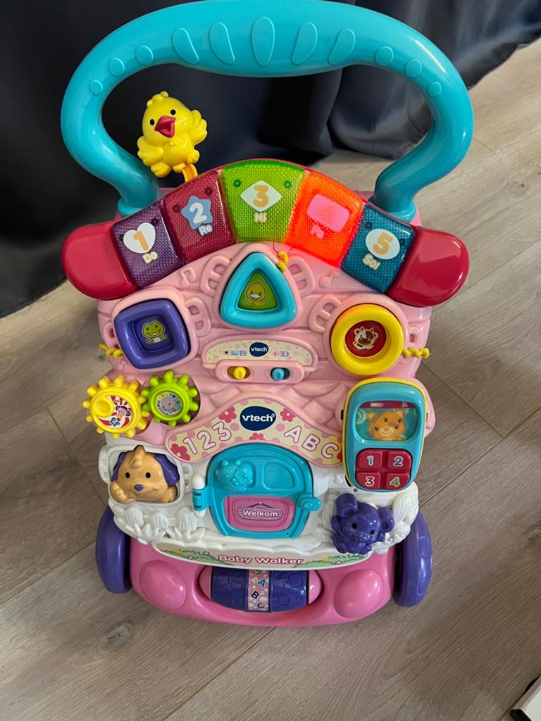 075 - VTech Baby Walker / Loopwagen, Ophalen of Verzenden, Gebruikt, Overige typen, Met licht