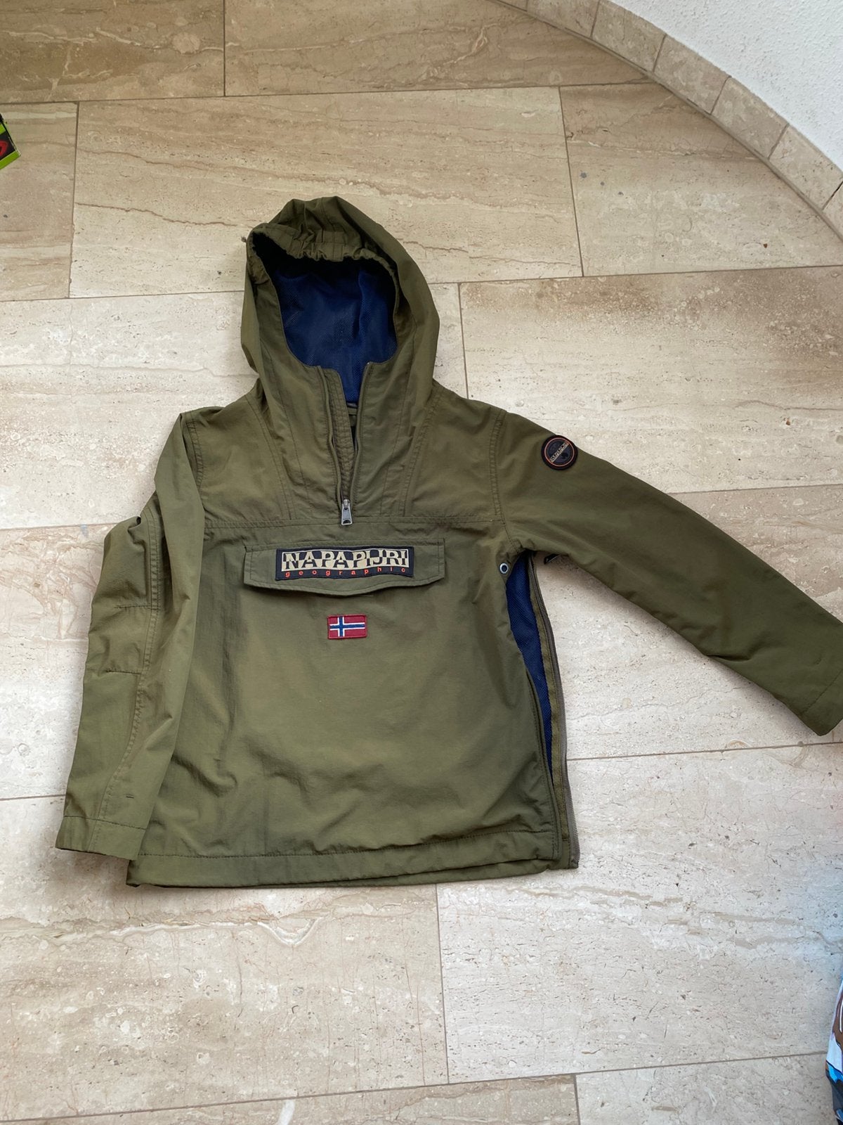Napapijri anorak 10/140, Ophalen of Verzenden, Zo goed als nieuw, Jongen of Meisje, Jas