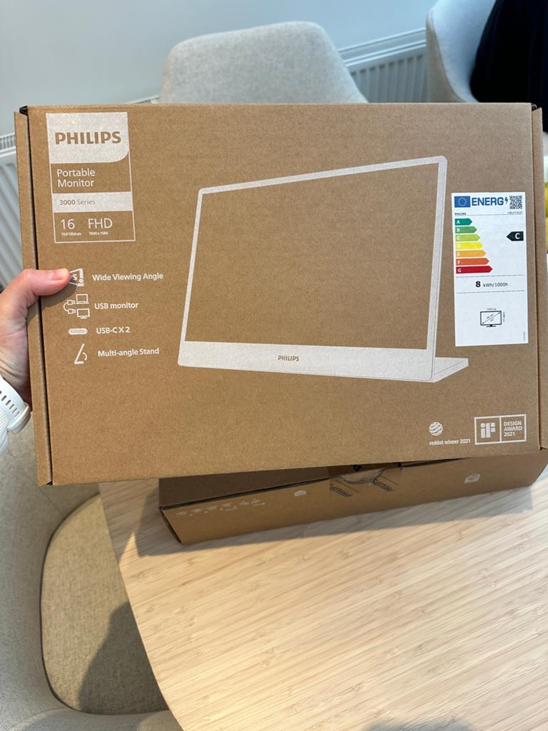 Philips 3000 series Portable Monitor, Philips, HD, Ophalen of Verzenden, Zo goed als nieuw