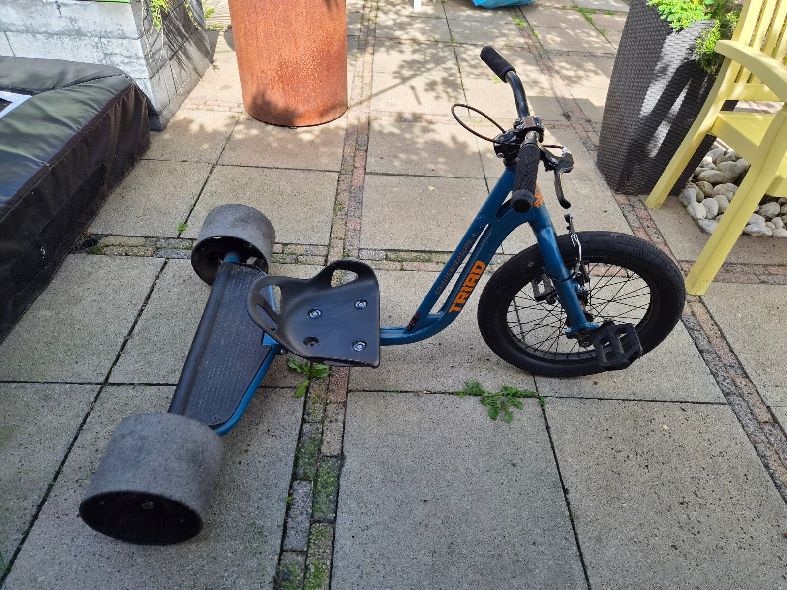Triad Countermeasure 4 Drift Trike , + Extra set driftbanden, Ophalen, Zo goed als nieuw, Schijfrem, Triad
