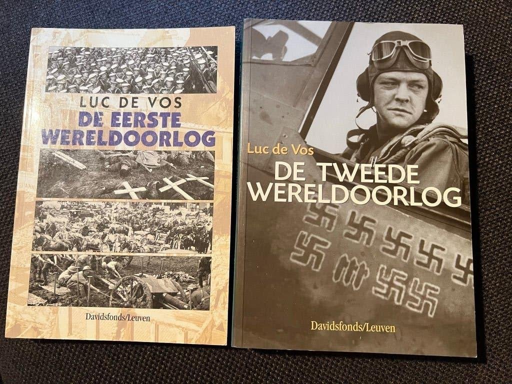 De Eerste Wereldoorlog/ De tweede wereldoorlog - Luc De Vos, Boeken, Tweede Wereldoorlog, Zo goed als nieuw, Algemeen, Luc De Vos
