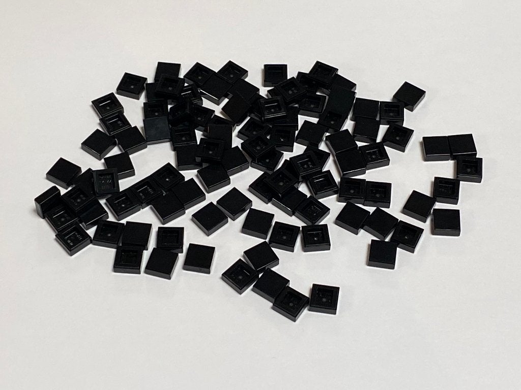 Partij 100x 1x1 Lego tegels in diverse donkere kleuren, Kinderen en Baby's, Speelgoed | Duplo en Lego, Overige thema's, Lego, Nieuw