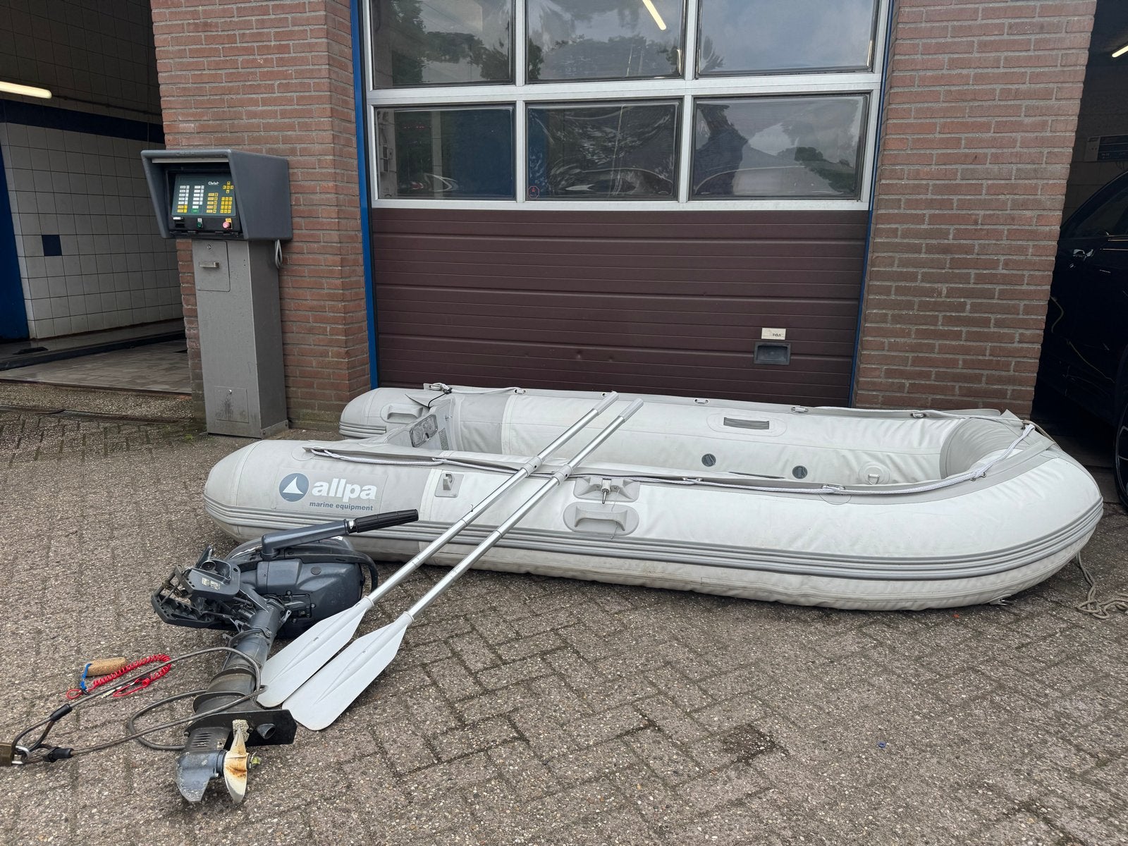 Allpa SENS330 rubber Opblaasboot met Selva buitenboordmotor, Ophalen, Overige merken, Gebruikt, Buitenboordmotor