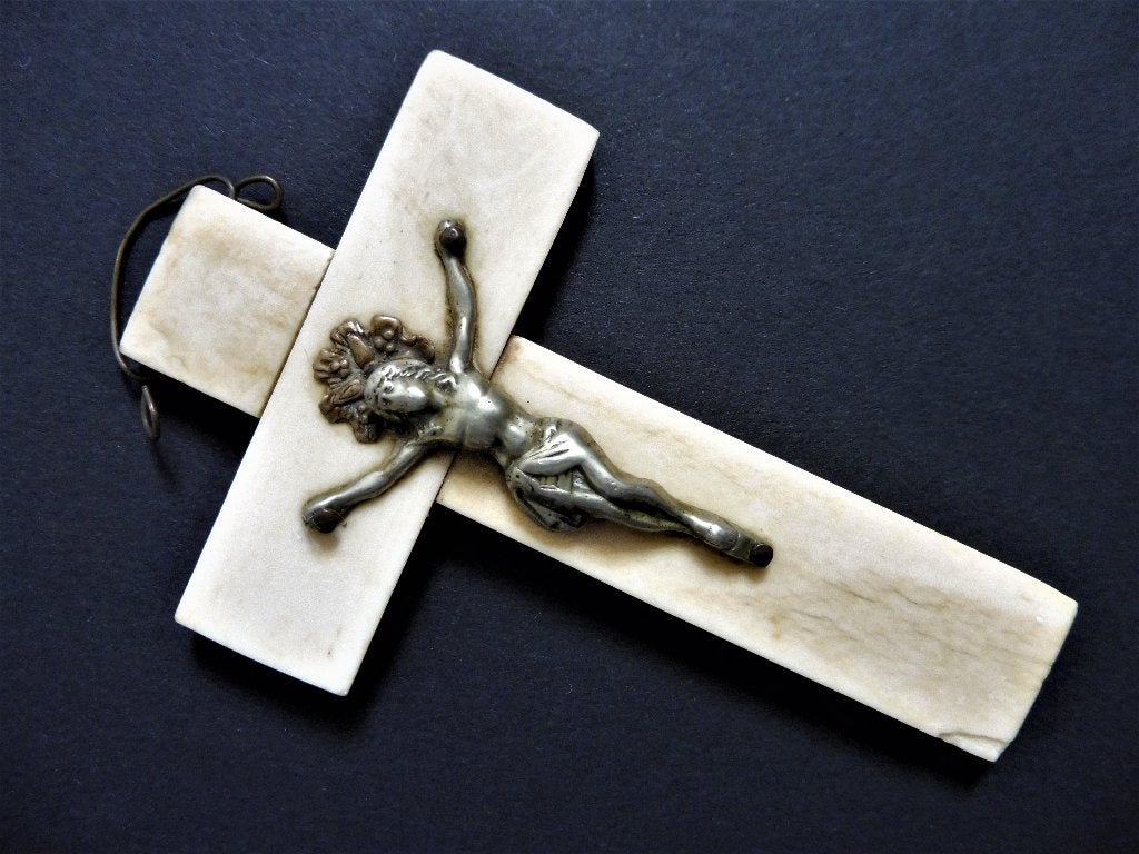 Kruishanger kruis met corpus kruis hanger, Antiek en Kunst, Ophalen of Verzenden