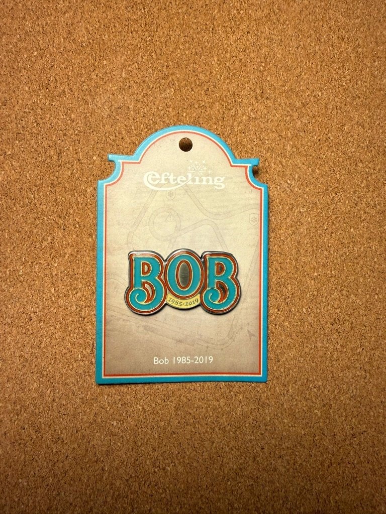 Efteling Pin | Bob 1985-2019 | EPP 414, Ophalen, Zo goed als nieuw, Button of Speldje
