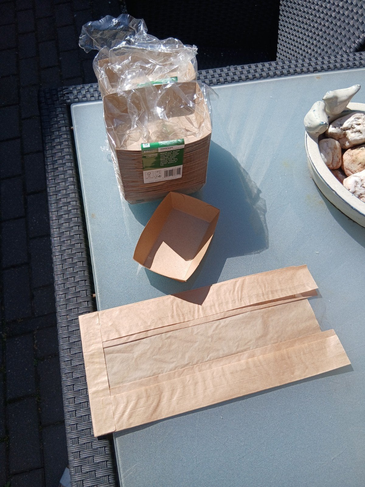 Nieuwe papieren snackbakjes en zakjes, Overige typen, Nieuw, Papier/karton, Ophalen of Verzenden