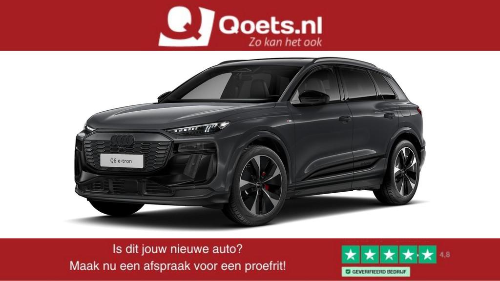 Audi Q6 e-tron quattro 100 kWh Tech Pro - Trekhaak - Panoram, Auto's, Audi, Automaat, 12 maanden, Gebruikt, Leder
