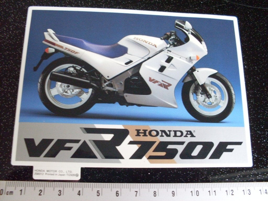sticker honda VFR 750F motor, Verzenden, Zo goed als nieuw, Auto of Motor