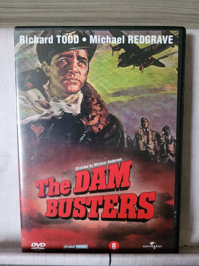 The Dam Busters (1955) Michael Redgrave - Dvd Oorlog, Engels, Nederlands, Ophalen of Verzenden, Zo goed als nieuw