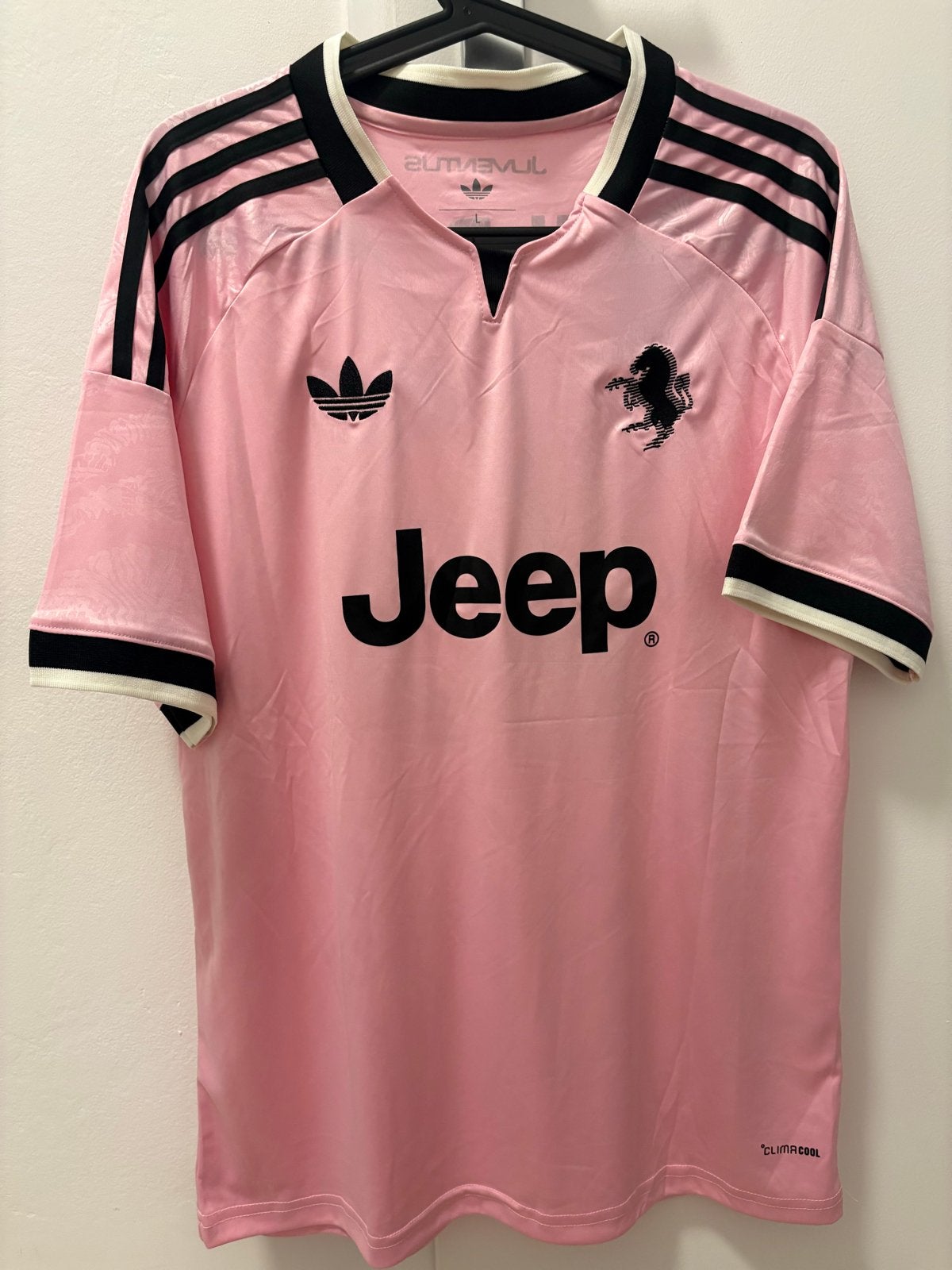 Juventus Roze Voetbalshirt Maat L - Yildiz 10 adidas Pogba, Ophalen of Verzenden, Nieuw, Maat 52/54 (L), Roze