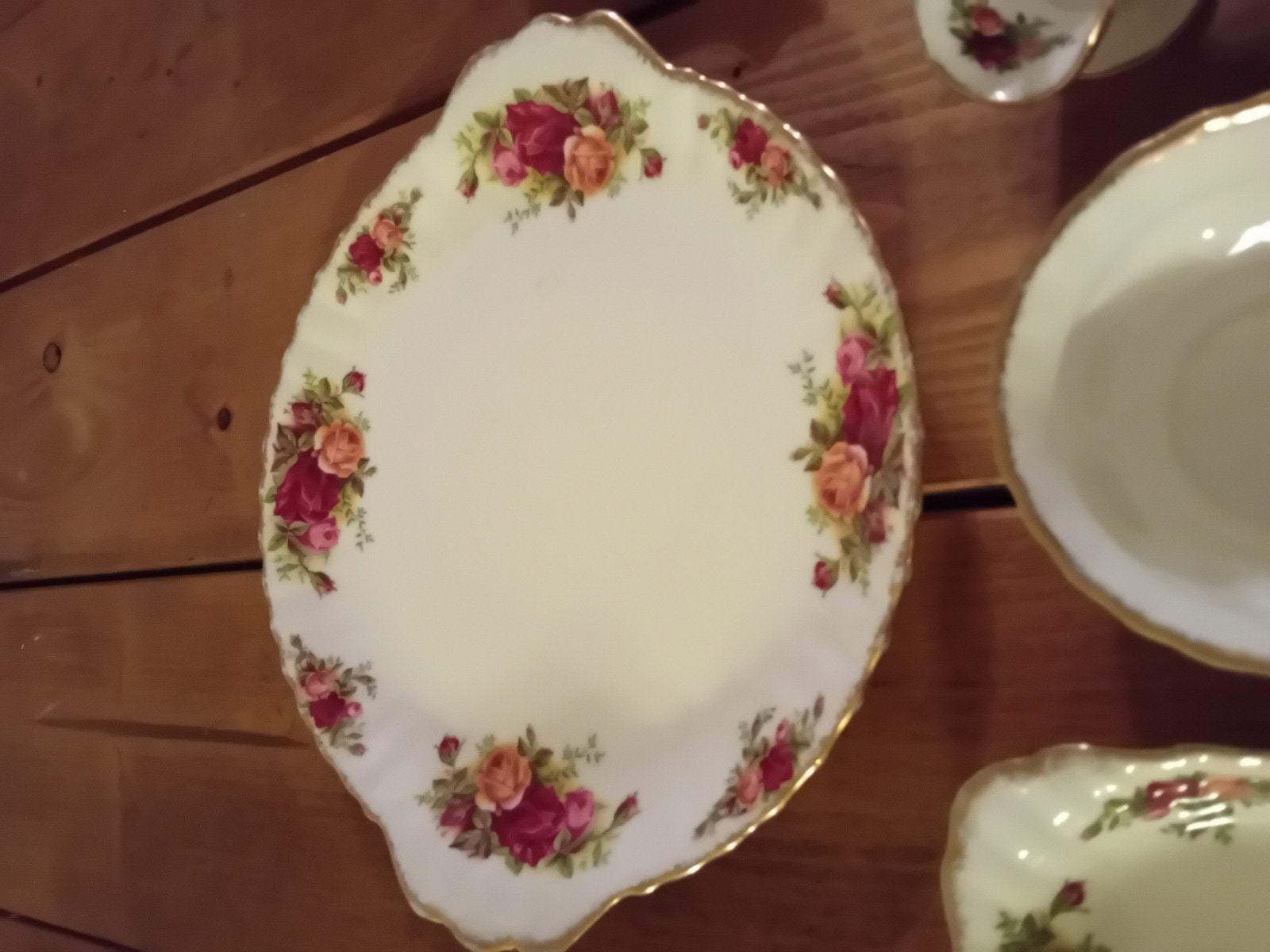 Royal Albert Old Country Roses theelepelschaaltje, Ophalen of Verzenden