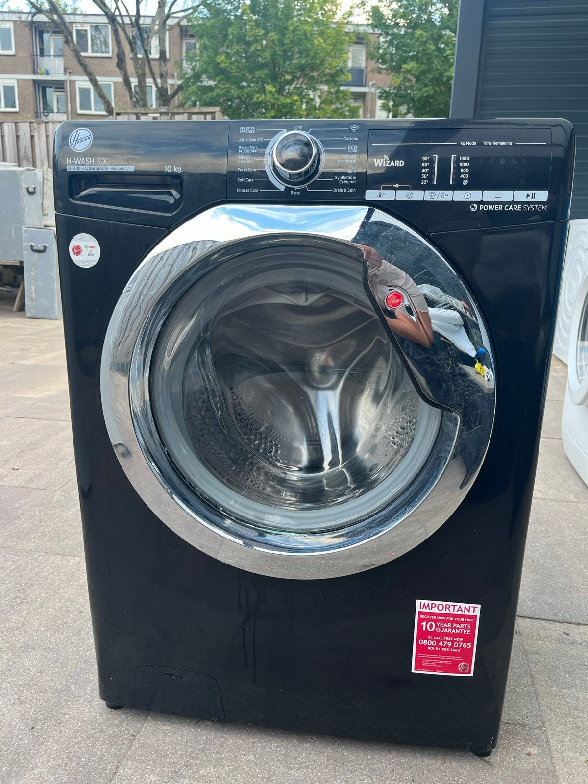 Hoover H-WASH 300 Wasmachine 10kg - Met schaafschade, Witgoed en Apparatuur, Ophalen, 1200 tot 1600 toeren, Gebruikt, 10 kg of meer