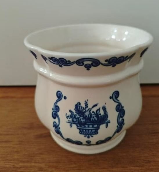 Zenith Made in Holland porseleinen potje ''Delfts blauw'', Antiek en Kunst, Antiek | Keramiek en Aardewerk, Ophalen of Verzenden