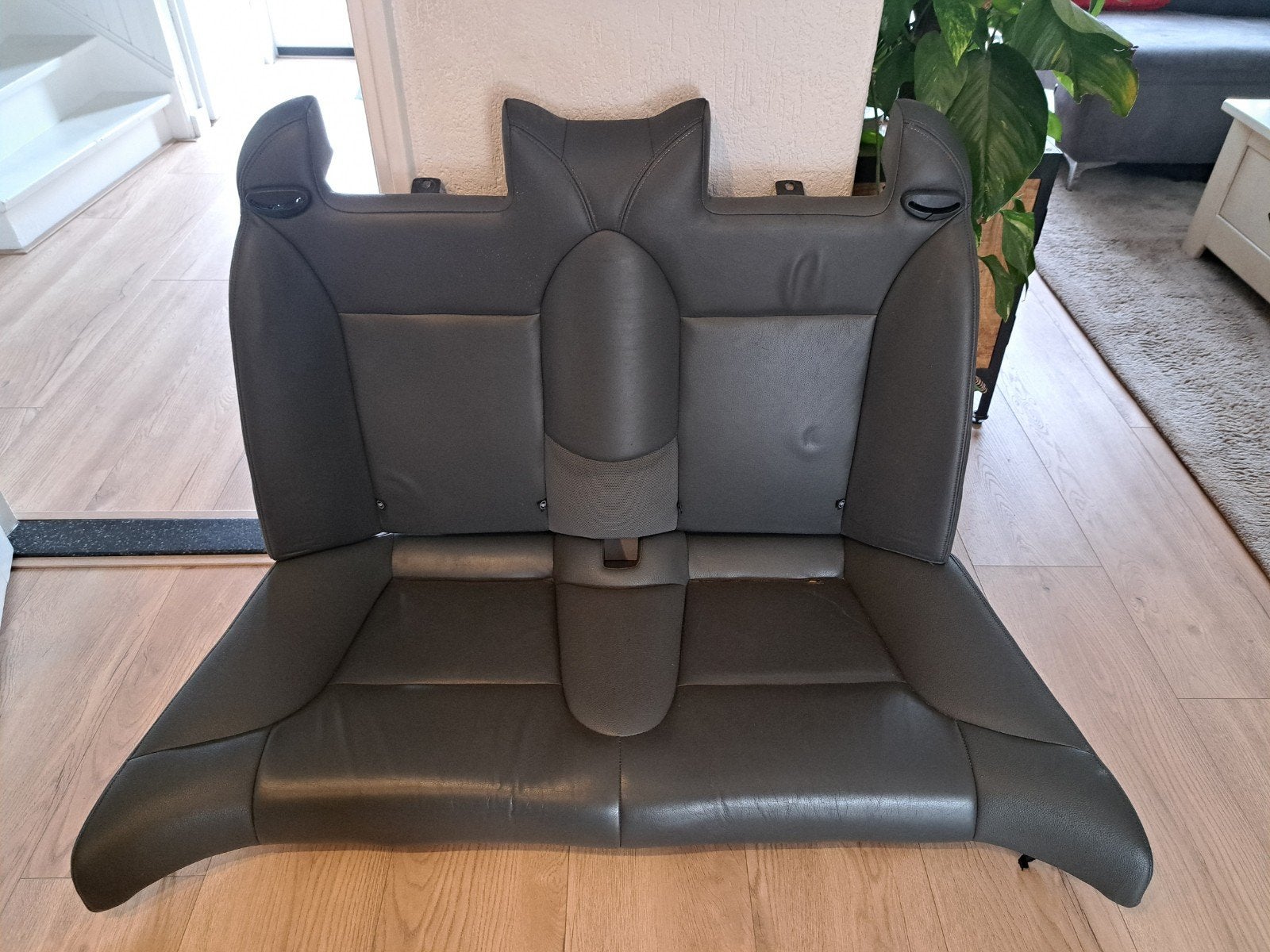 Achterbank Saab 9-3 Cabrio Aero 2004 - Zwart Leer, Auto-onderdelen, Interieur en Bekleding, Ophalen, Gebruikt, Saab