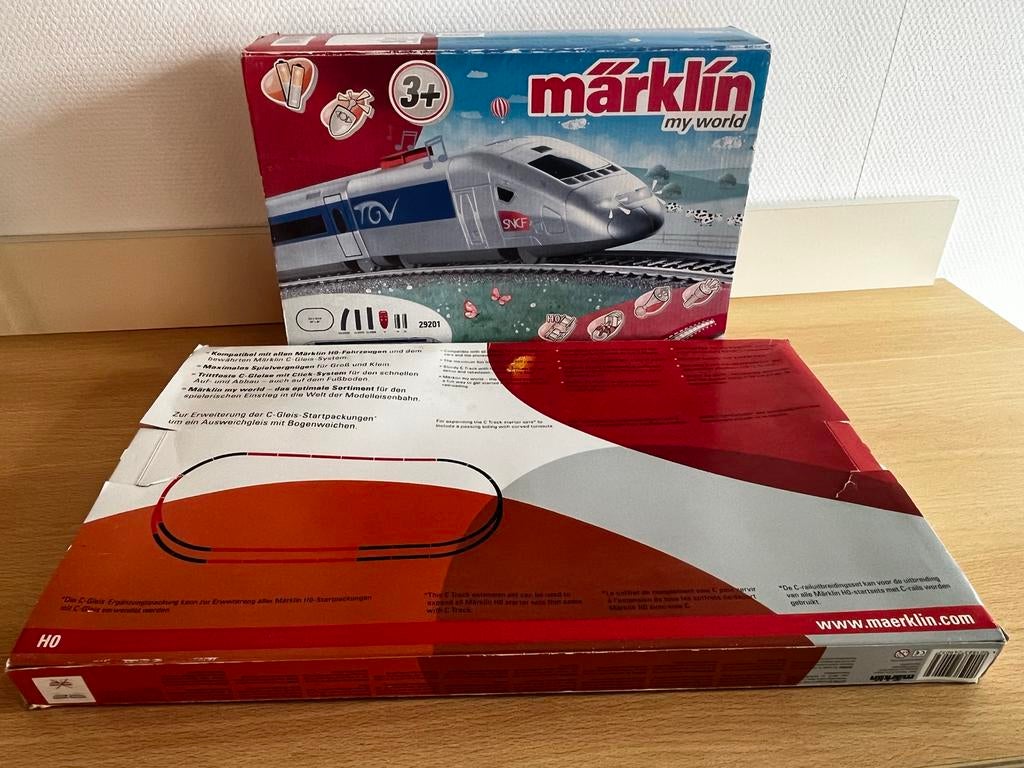 Märklin My World TGV Treinset met C-rails uitbreiding, Wisselstroom, Ophalen of Verzenden, Analoog, Märklin