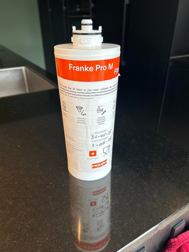 Franke PRO M waterfilter - kort gebruikt, Ophalen of Verzenden, Gebruikt