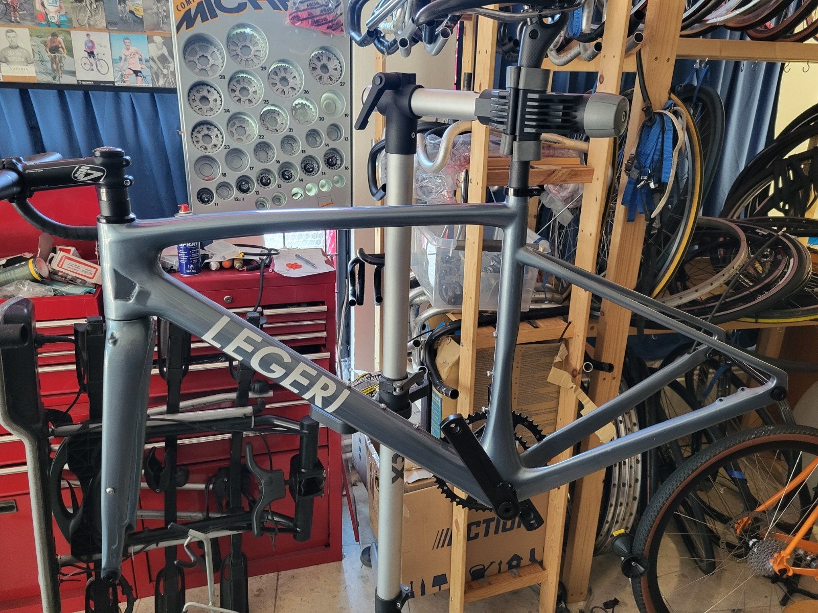 carbon gravel frame maat M - Colossi NL, Ophalen, Frame, Colossal, Colossi