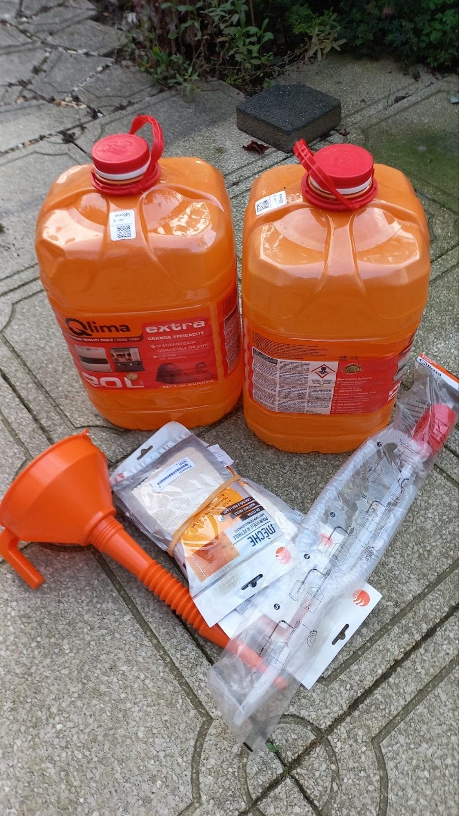 120 liter Qlima Extra petroleum / kachelbrandstof – 6  20 l, Huis en Inrichting, Ophalen, Nieuw, Overige brandstoffen, Petroleumkachel
