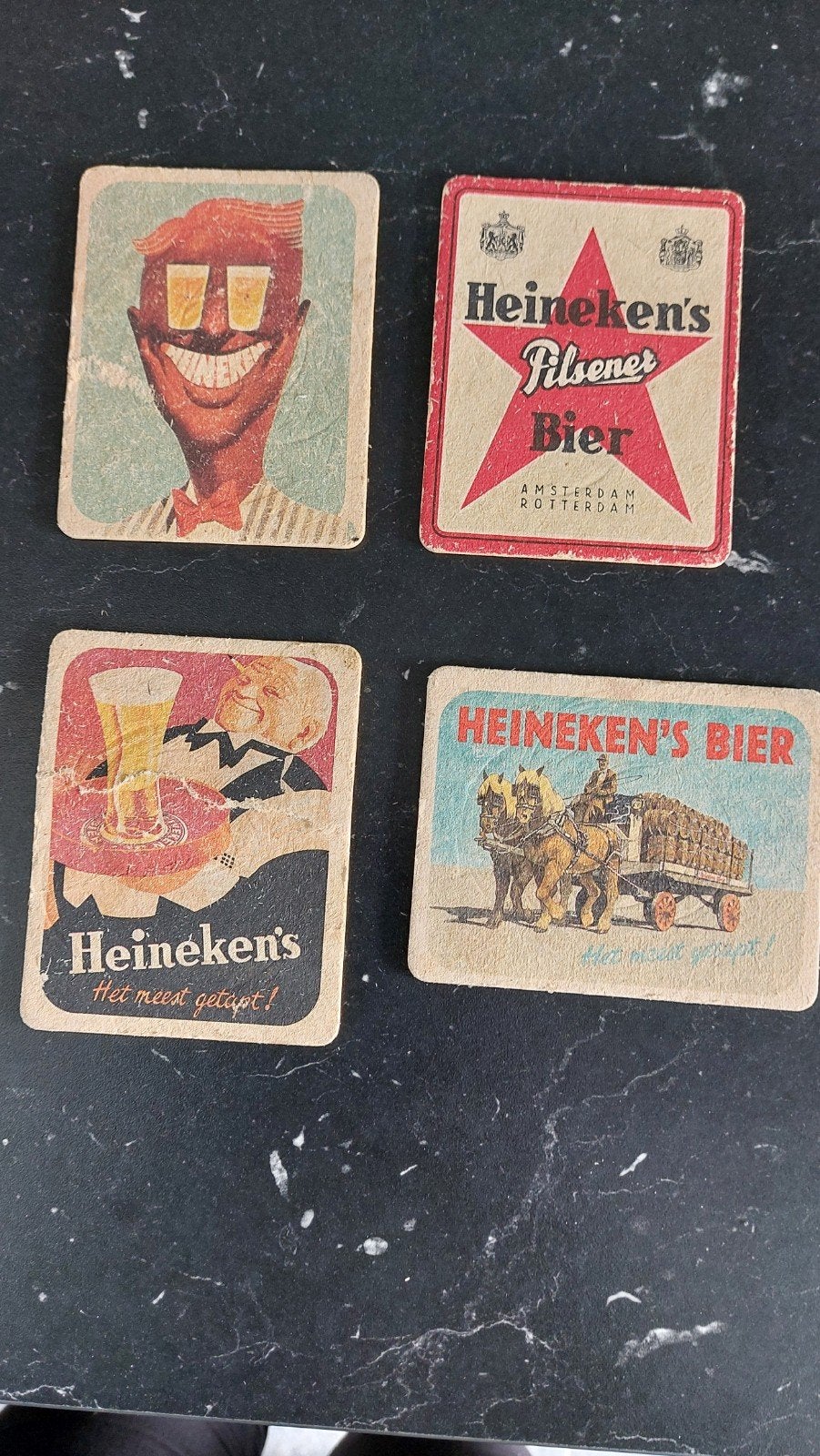 Bierviltjes Heineken, Ophalen of Verzenden, Viltje(s), Heineken