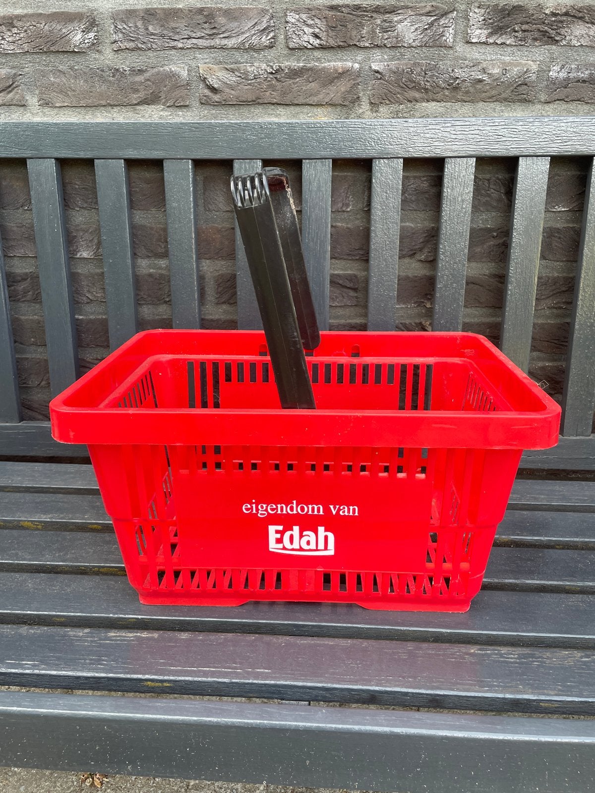 Vintage Edah boodschappenmand - rood, Ophalen, Vintage, Gebruikt, Kunststof