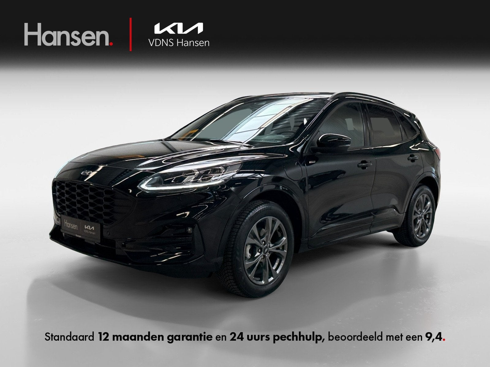 Ford Kuga 2.5 PHEV ST-Line X I Winterpakket I B&O I Elek. ac, Auto's, Ford, Automaat, Gebruikt, Zwart, 4 cilinders