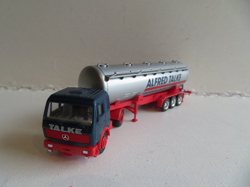 Herpa Mercedes Tanker Alfred Talke Spitzer Silo Fahrzeuge, Ophalen of Verzenden, Bus of Vrachtwagen, Herpa