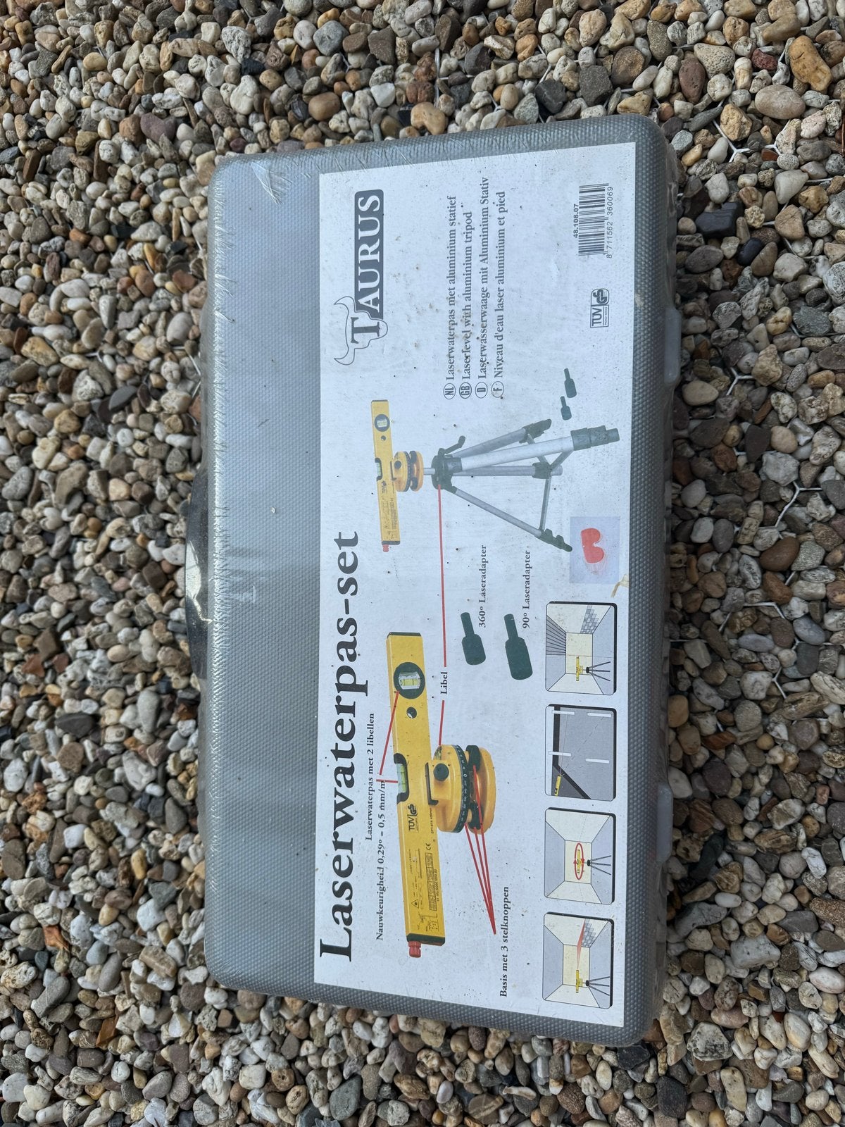 Taurus Laserwaterpas-set met aluminium statief, Doe-het-zelf en Verbouw, Ophalen of Verzenden, Nieuw, Overige meters