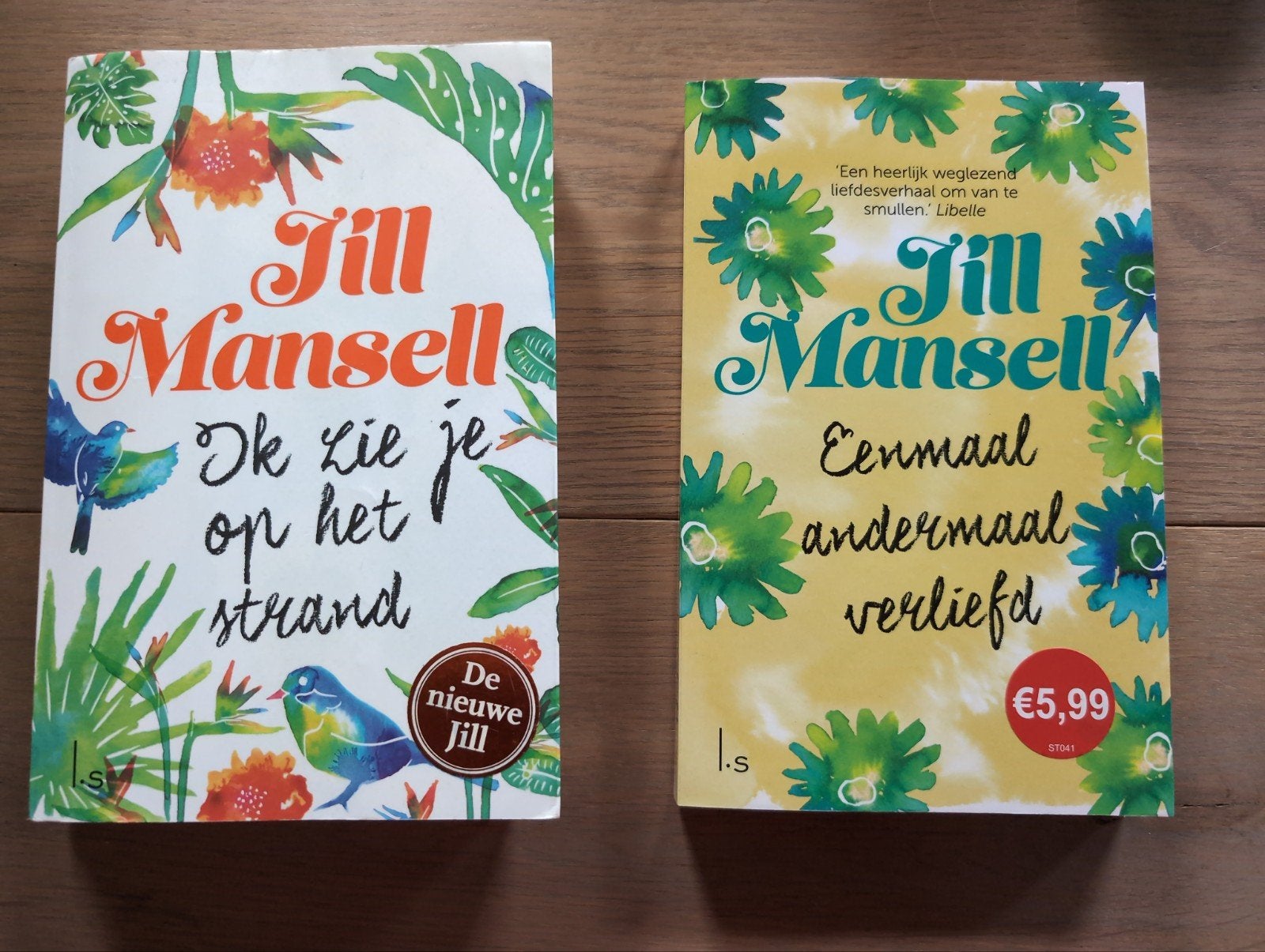 2x Jill Mansell: Ik zie je op het strand & Eenmaal andermaal, Ophalen of Verzenden, Gelezen, Jill Mansell, Nederland