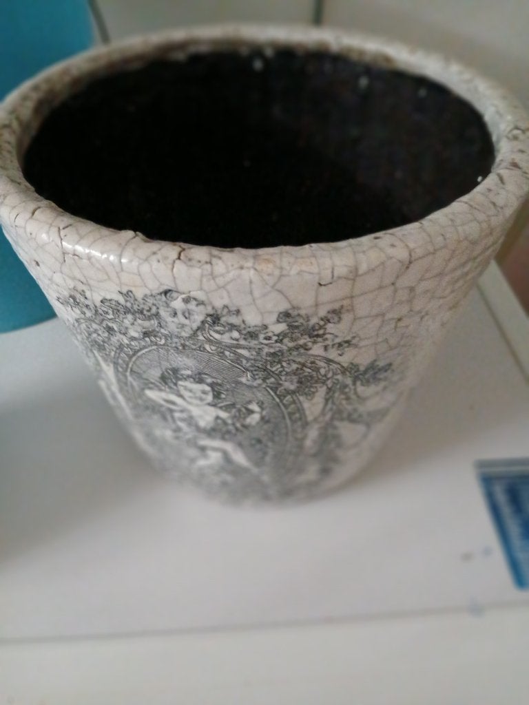 Antiek keramiek pot, Ophalen of Verzenden