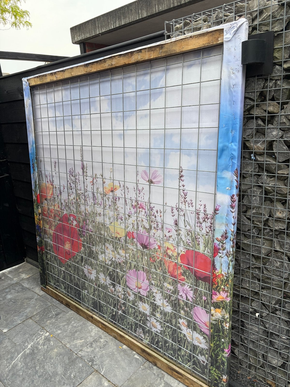 Decoratief hekwerk 180x180 cm - Ideaal voor planten, Ophalen, Gebruikt, Hout, Overige typen