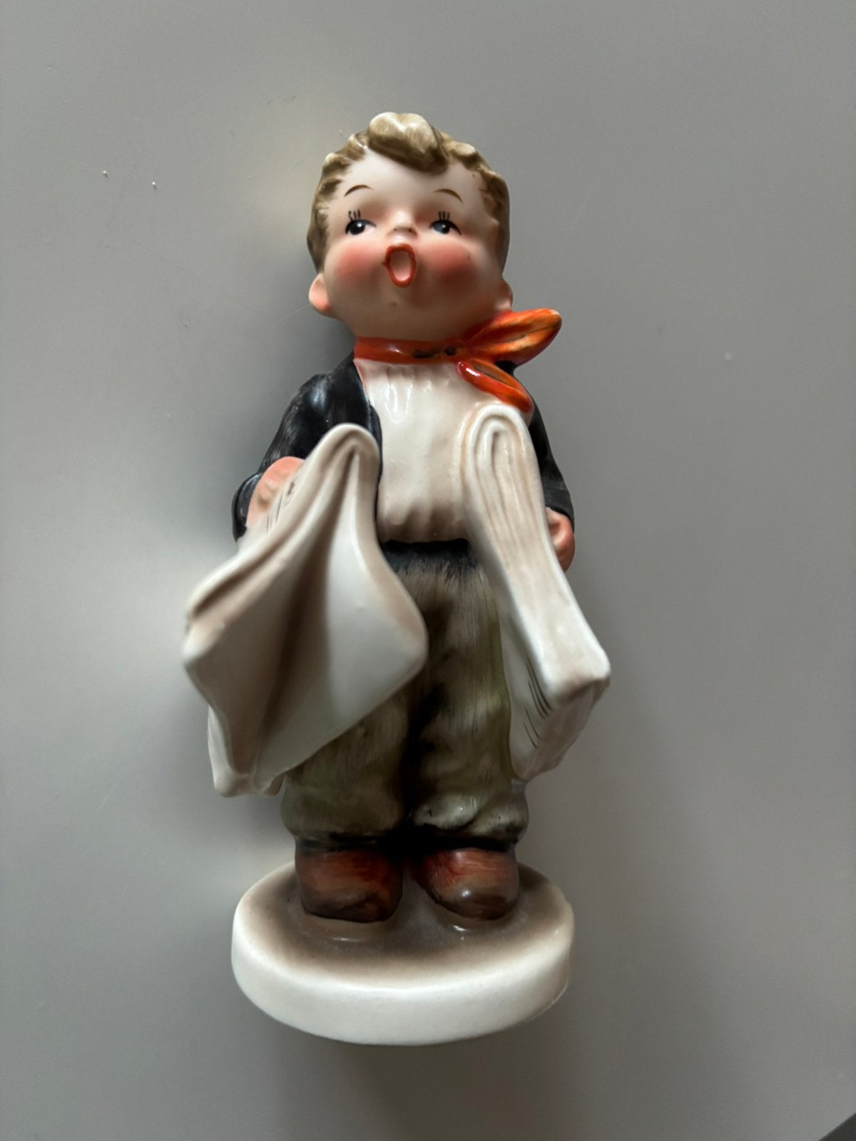 Vintage Napco Newsboy beeldje modelnr AH1B Japan 1950, Verzamelen, Beelden en Beeldjes, Ophalen of Verzenden, Zo goed als nieuw
